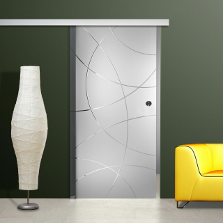 Glasdesign Orin skleněné posuvné dveře 775 x 2050 mm 