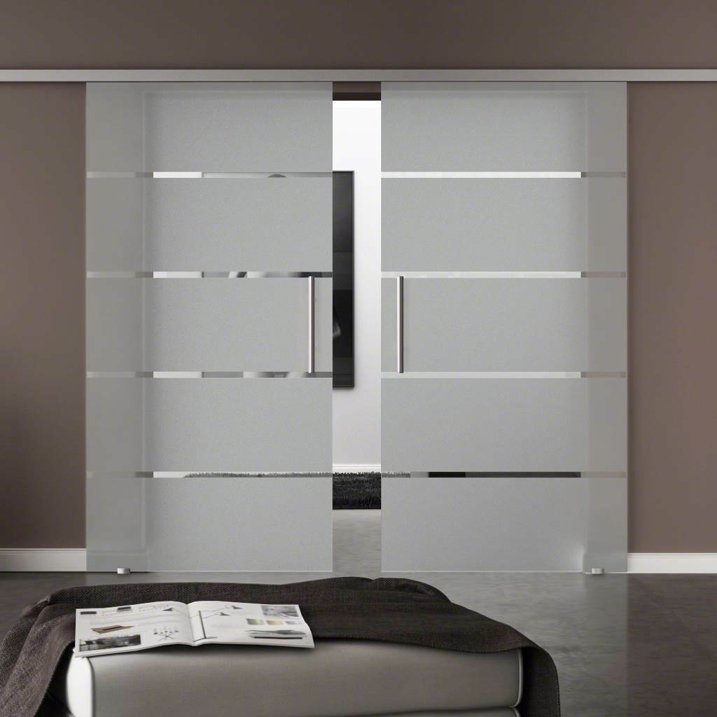 Amod Satira skleněné posuvné dveře dvoukřídlé 2x 90 x 217,5 cm