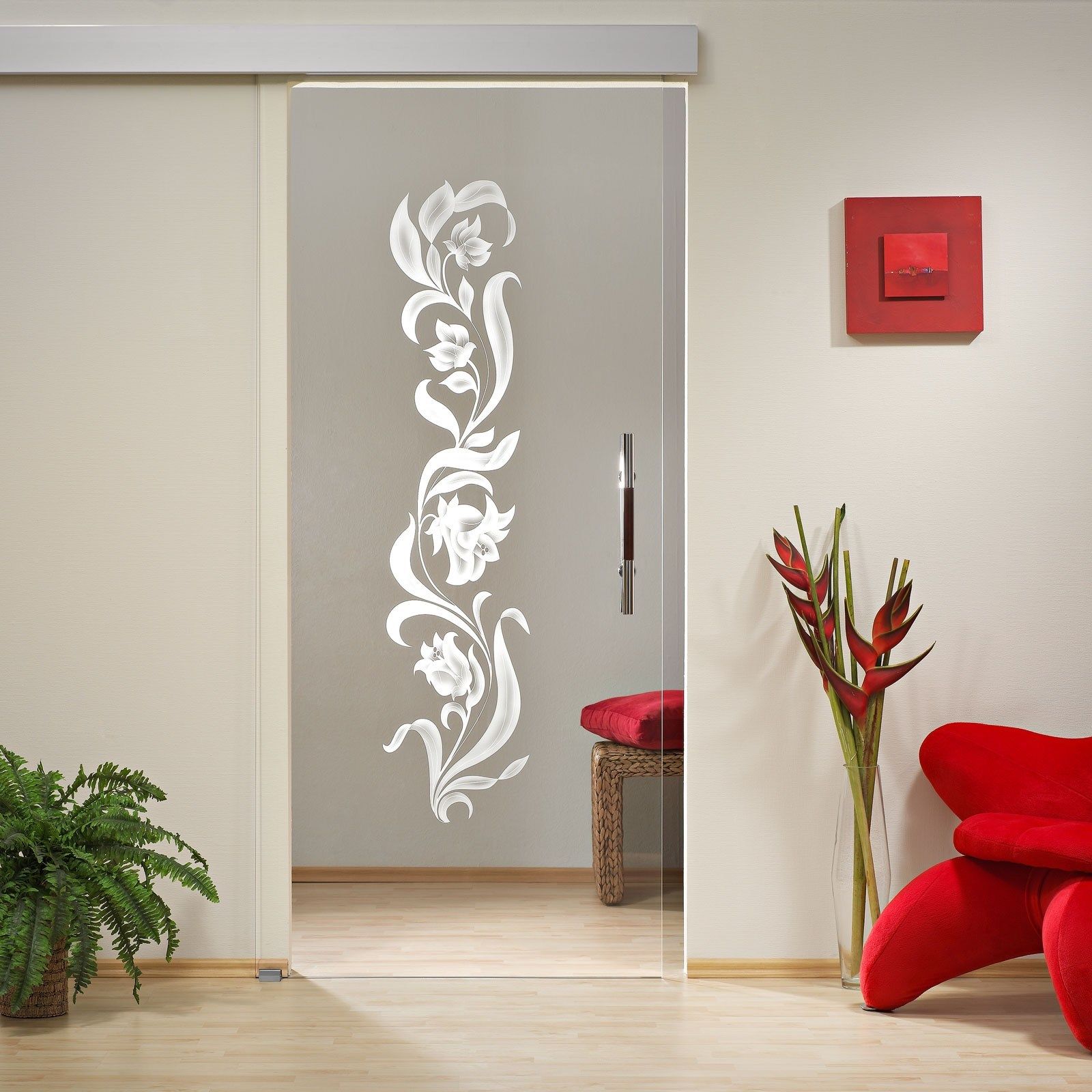 Glasdesign Marlene skleněné posuvné dveře 775 x 2050 mm 