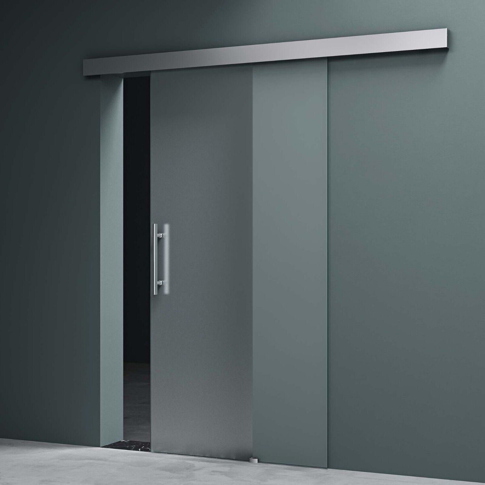Amalfi Satinato skleněné posuvné dveře 900 x 2050 mm s madlem