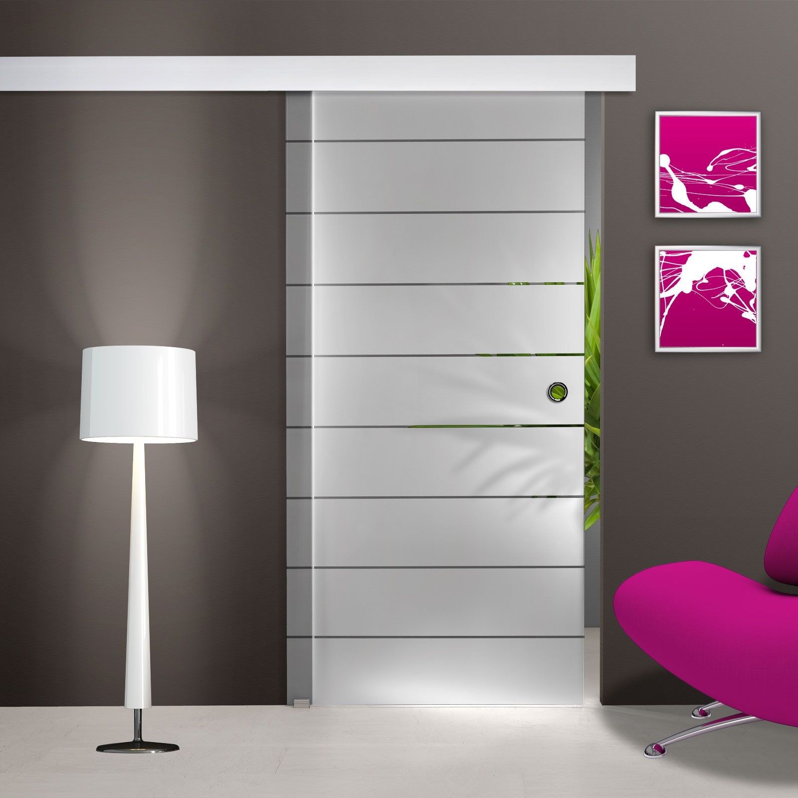 Glasdesign Malaga skleněné posuvné dveře 900 x 2050 mm